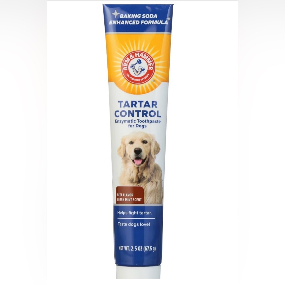 ARM & HAMMER Advanced Care Enzymatic Dog Toothpaste 2.5oz Beef Flavor 🐶🦷🪥 - Picture 3 of 7